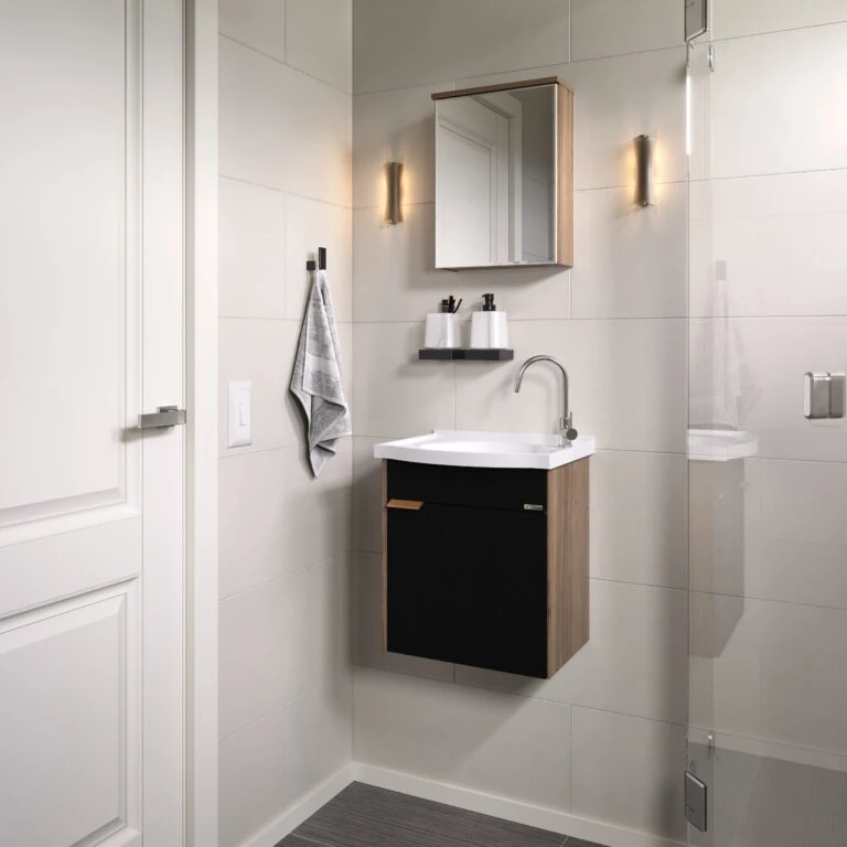 Kit Gabinete para Banheiro Capri 39cm - AJ Rorato