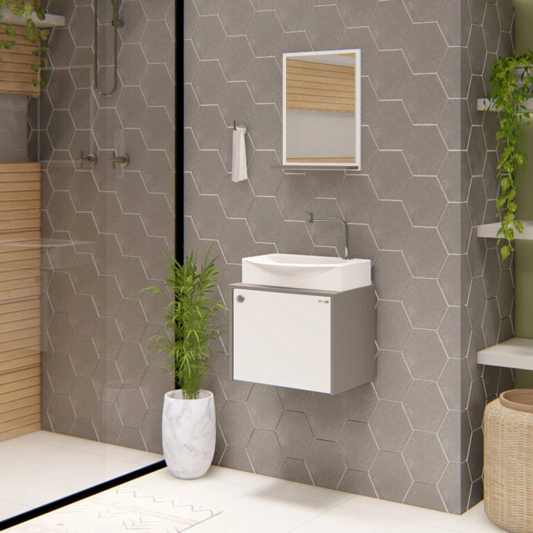 Kit Gabinete para Banheiro Confort - AJ Rorato