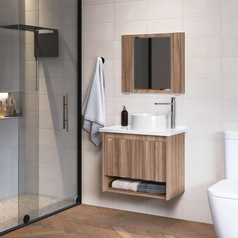 Kit Gabinete para Banheiro Treviso Suspenso - AJ Rorato