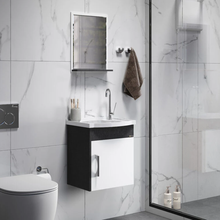 Kit Gabinete para Banheiro Turim - AJ Rorato