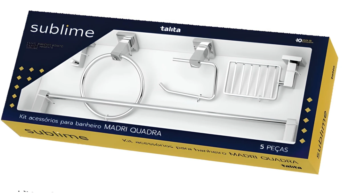 KIT MADRI QUADRA - Talita Metais