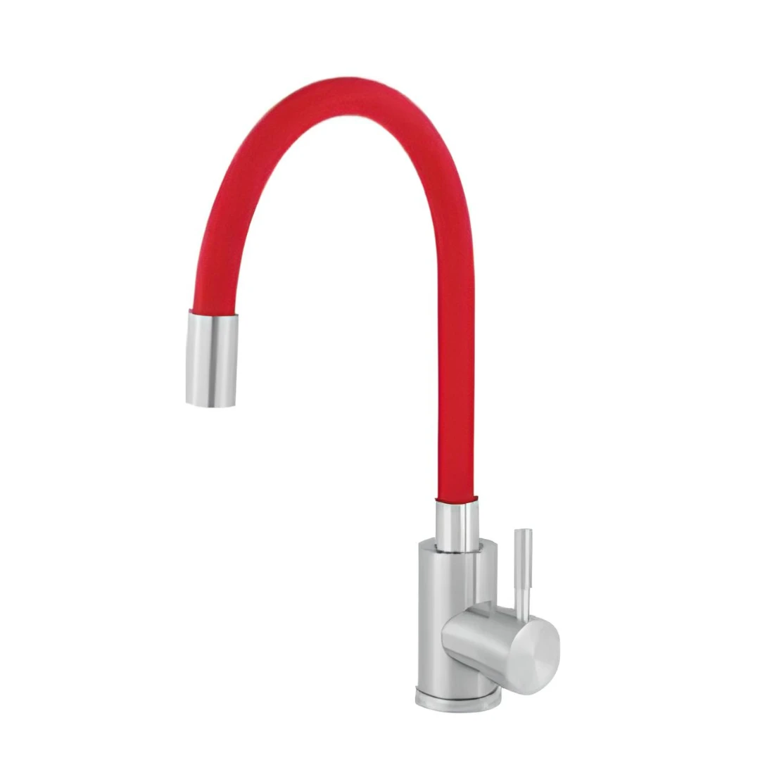 MISTURADOR MONOCOMANDO MÔNACO FLEXÍVEL BANCADA – CANO RED - Talita Metais