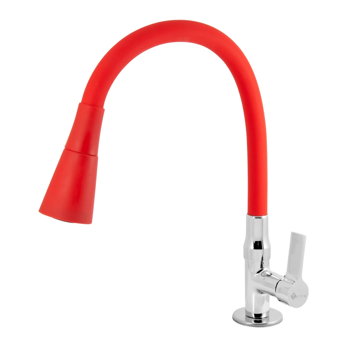 TORNEIRA COLOR DUO RED CANO FLEXÍVEL - Talita Metais