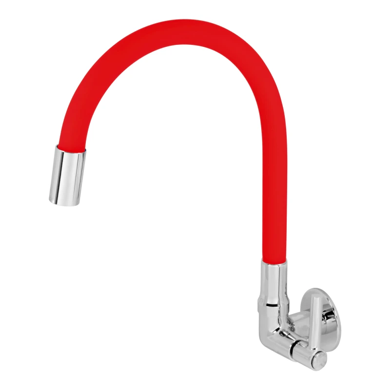 TORNEIRA COLOR RED CANO FLEXÍVEL - Talita Metais