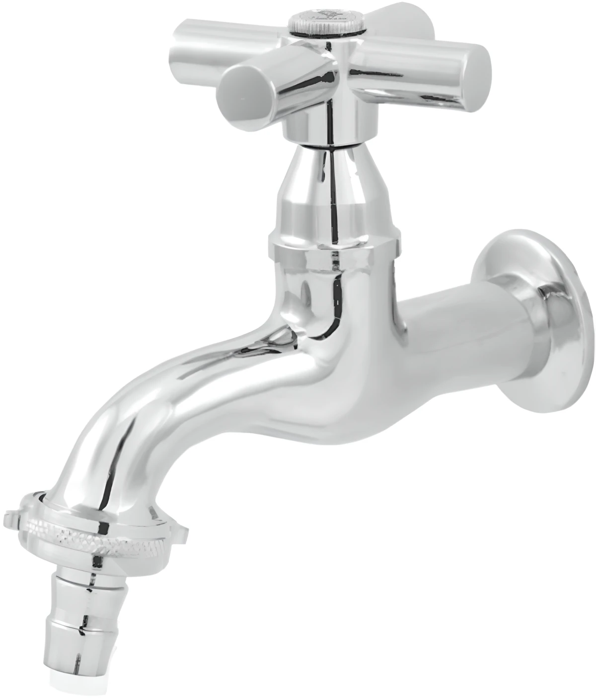 TORNEIRA P/ JARDIM C/ BICO METAL CROMADA – PAREDE 1/2 X 3/4 - Talita Metais