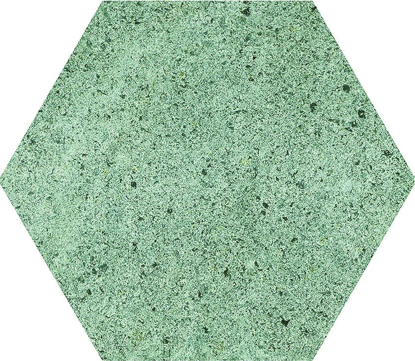 Piso Cerâmico Mate Hexa Atol Jade 19x22 Aylla - 119001 - 19x22 - Aylla — foto 2