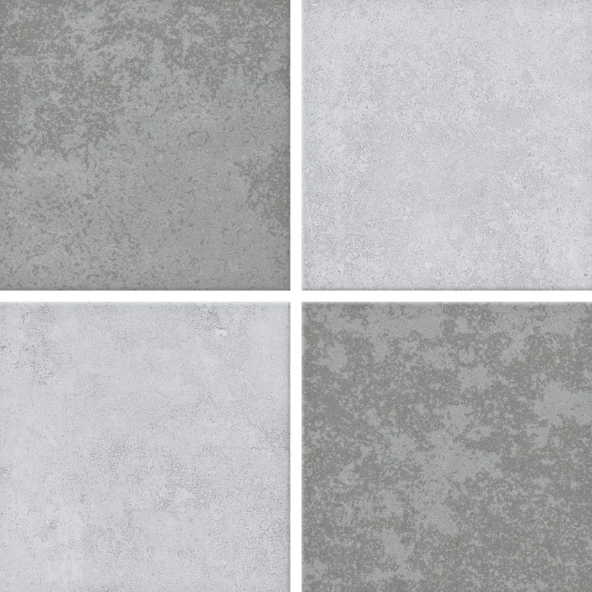 Piso Cerâmico Brilhante Mosaico Gray 20x20 Aylla - 120026 - 20x20 - Aylla