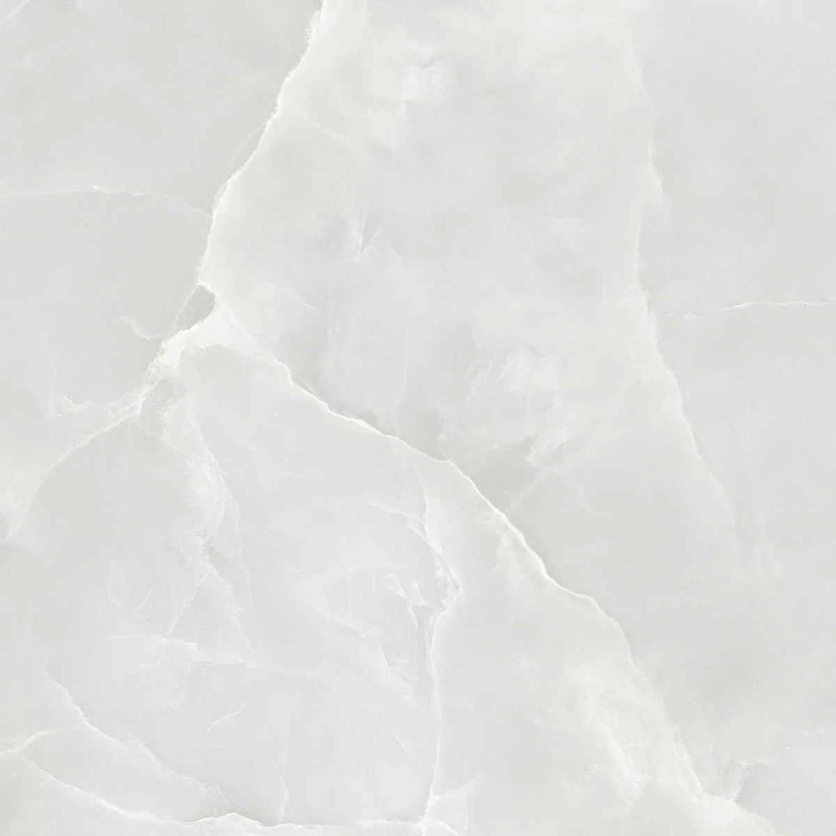 Porcelanato Polido Onyx Blanc 90x90 Delta Nova - 3176 - 90x90 - Delta Nova — foto 1